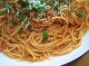 Bacon and Tomato Spaghetti. Recipe by Laura Charlonne