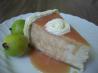 Guava Cheesecake With Cashew-Ginger Crust. Recipe by Muffin Goddess