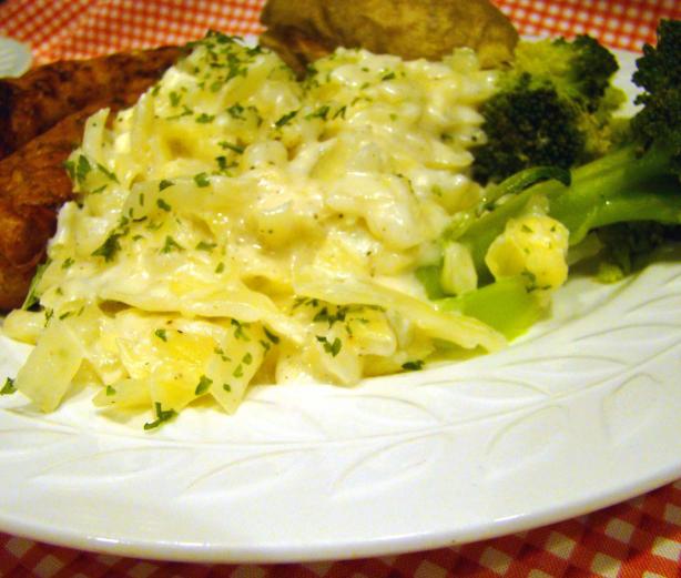 Creamed Cabbage With Feta. Photo by Derf