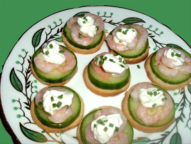 Marinated Shrimp Canapes. Photo by Bergy