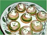 Marinated Shrimp Canapes