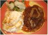 Beef Patties in Onion Gravy