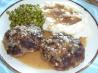 Beef Patties in Onion Gravy