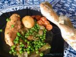 Chicken Tagine With Potatoes and Peas (Morocco -- North Africa)