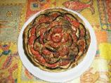 Aubergine and Tomato Crostata ( Italian Rustic Pie). Photo by Wild Thyme Flour
