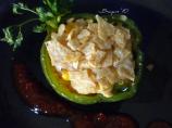 Vegetable Chili Stuffed Peppers. Photo by Mami J