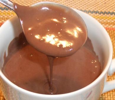 Ciobar (Thick Hot Chocolate). Photo by Wild Thyme Flour