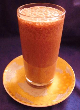 Dairy Free Mocha Cappuccino Smoothie. Photo by Um Safia