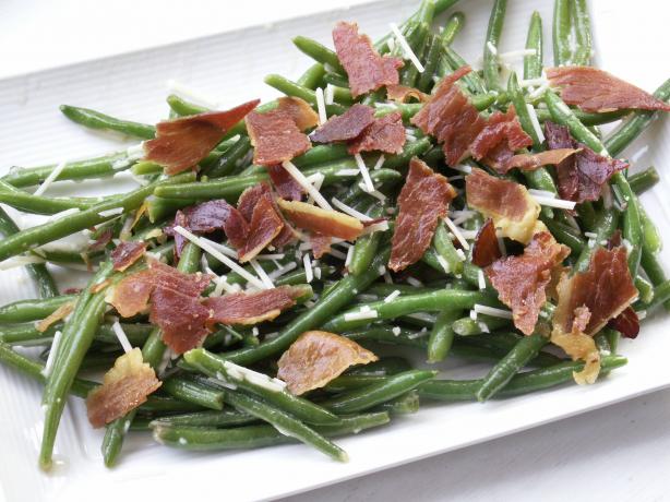 Green Bean Salad With Radishes and Prosciutto. Photo by JanuaryBride