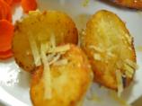 Cheesy Hockey Puck Potatoes With Dill