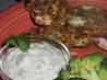 Chipotle Dry-Rub Shrimp With Cilantro Dipping Sauce. Recipe by loof