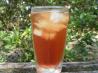 Cranberry Raspberry Green Tea Spritzer. Recipe by Sydney Mike