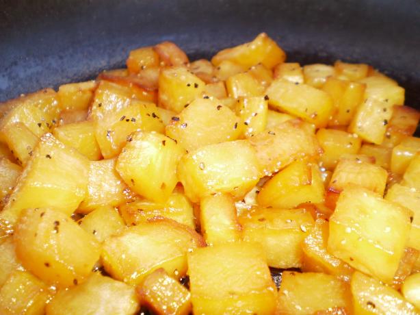 Finnish Browned Rutabagas - (Paistetut Lantut - Finland). Photo by breezermom