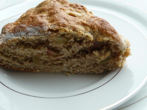 Sumner's Favorite Healthy Rhubarb Scones. Photo by Tea Jenny