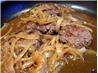 Smothered Ground Sirloin Steak with Adobo Gravy