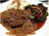 Smothered Ground Sirloin Steak with Adobo Gravy