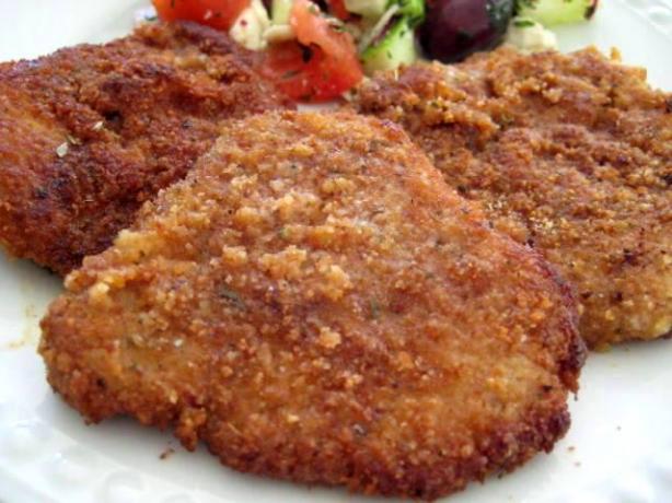 Breaded-Parmesan Pork Cutlets. Photo by gailanng