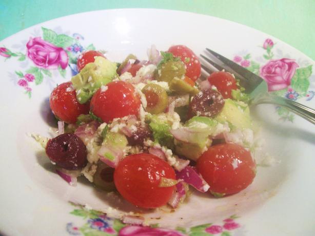 Avocado Tomato and Olive Salsa. Photo by Sharon123