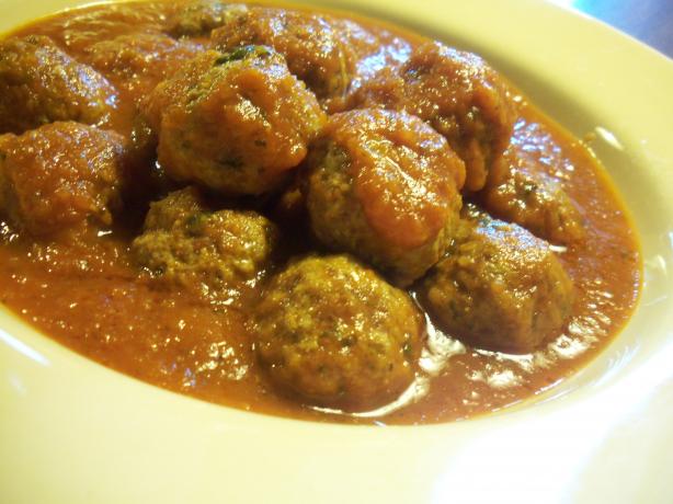 Moroccan Meatballs in Tomato Sauce. Photo by *Parsley*