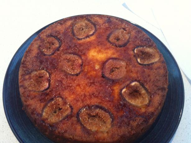 Upside-Down Fresh Fig Cake. Photo by Aussienana