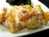 Cheesy Ham and Sweet Potato Casserole. Recipe by Debbwl