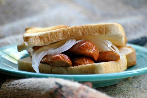 Hot Dog Sandwich. Photo by Andi of Longmeadow Farm