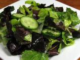 Romaine and Radicchio Salad With Cucumber. Photo by dianegrapegrower