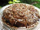 Chocolate Cake With Ganache and Praline Topping