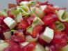 Pasta Caprese (Pasta With Tomatoes, Mozzarella & Fresh Basil. Recipe by swissms