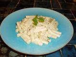 Penne With Creamy Garlic Sauce