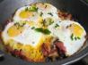 Mushrooms, Cheese, Eggs and Ham Breakfast Special