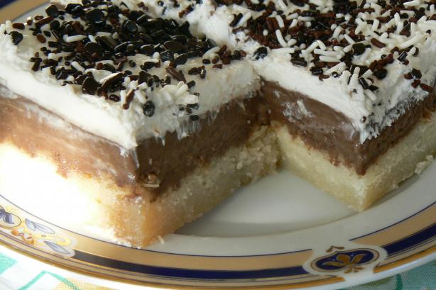 Ekmek Kadaifi With Chocolate Custard.. Photo by Perfectionist cook