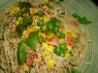 Quick and Easy Fettuccini "alfredo" With Veggies. Recipe by Dusty&Sarah