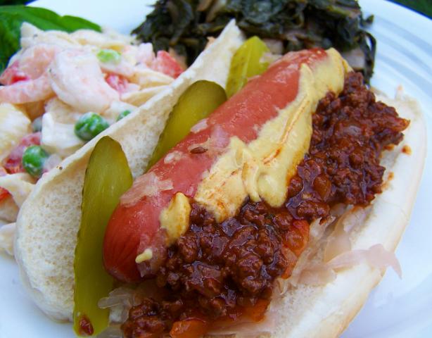Hot Dogs Cooked in Beer. Photo by Rita~