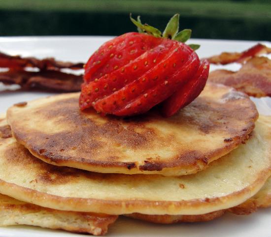 Cottage Cheese Pancakes for 1. Photo by diner524