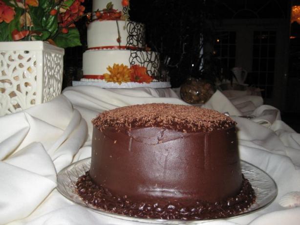 6 Layer Dreamy Chocolate Mousse Cake- Paula Deen. Photo by chitheatergirl