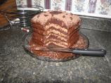 6 Layer Dreamy Chocolate Mousse Cake- Paula Deen