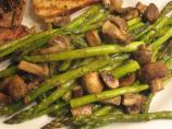 Roasted Asparagus With Mushrooms