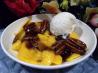 Mangoes Foster With Creme Fraiche (By Bobby Flay)