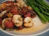 Shrimp With Tomatoes, Olives and Basil. Recipe by Chef Kate