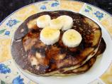 Banana Half-Wheat Pancakes