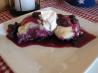 Blueberry Peach Stove Top Dumplings. Recipe by Ceezie