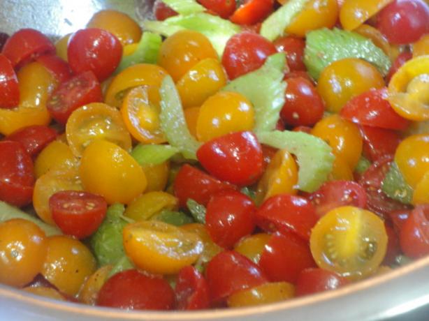 Bloody Mary Tomato Salad. Photo by Muffin Goddess
