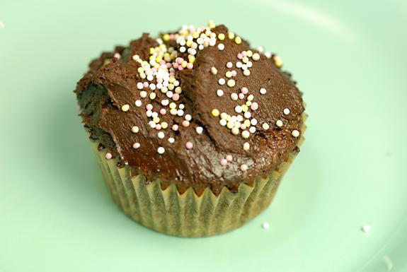 Gluten Free Chocolate Cupcakes. Photo by Elana's Pantry