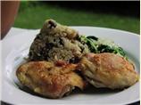 Oven Fried Garlic Rosemary Chicken