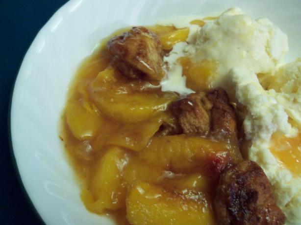 Easy Fruit Cobbler With a Unique Topping. Photo by Debbie R.