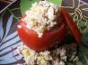 Quinoa and Raisin Salad Stuffed Tomatoes. Recipe by JanuaryBride