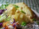 Creamy Tuna Stuffed Spuds (Potatoes)