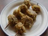 Pork Brochettes With Shredded Coconut. Photo by Krista Roes