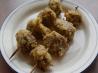Pork Brochettes With Shredded Coconut